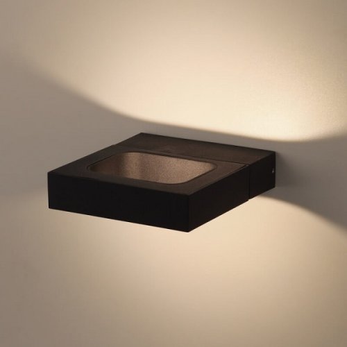 Светильник светодиодный декоративный Эра WL2 BK 6Вт Черный IP20 картинка 